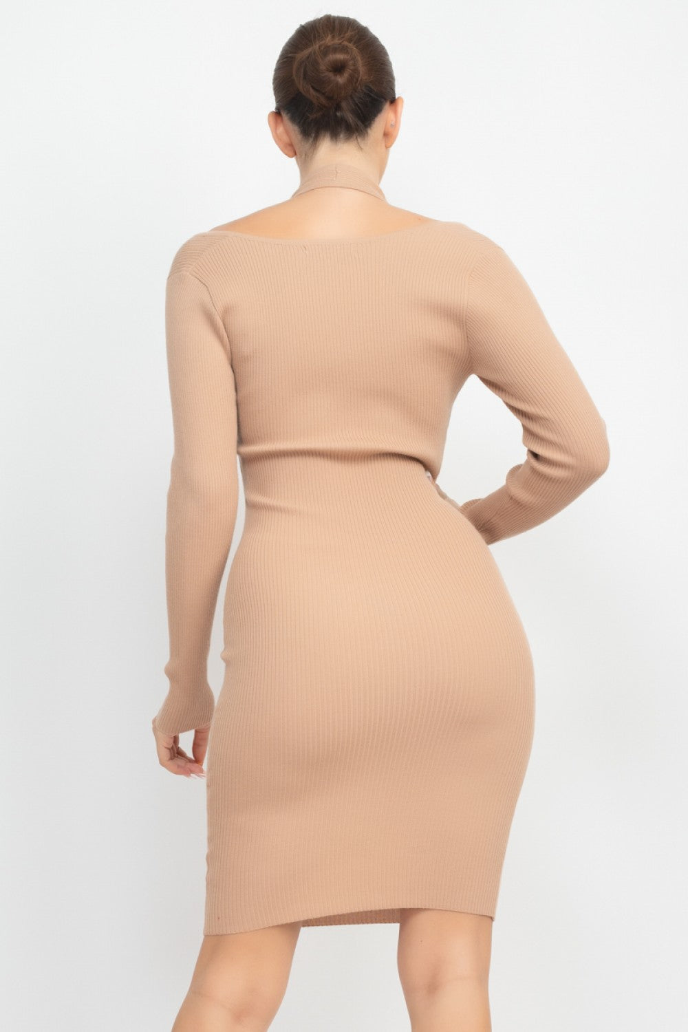 Cutout Sweater Dress (HMSW50406)