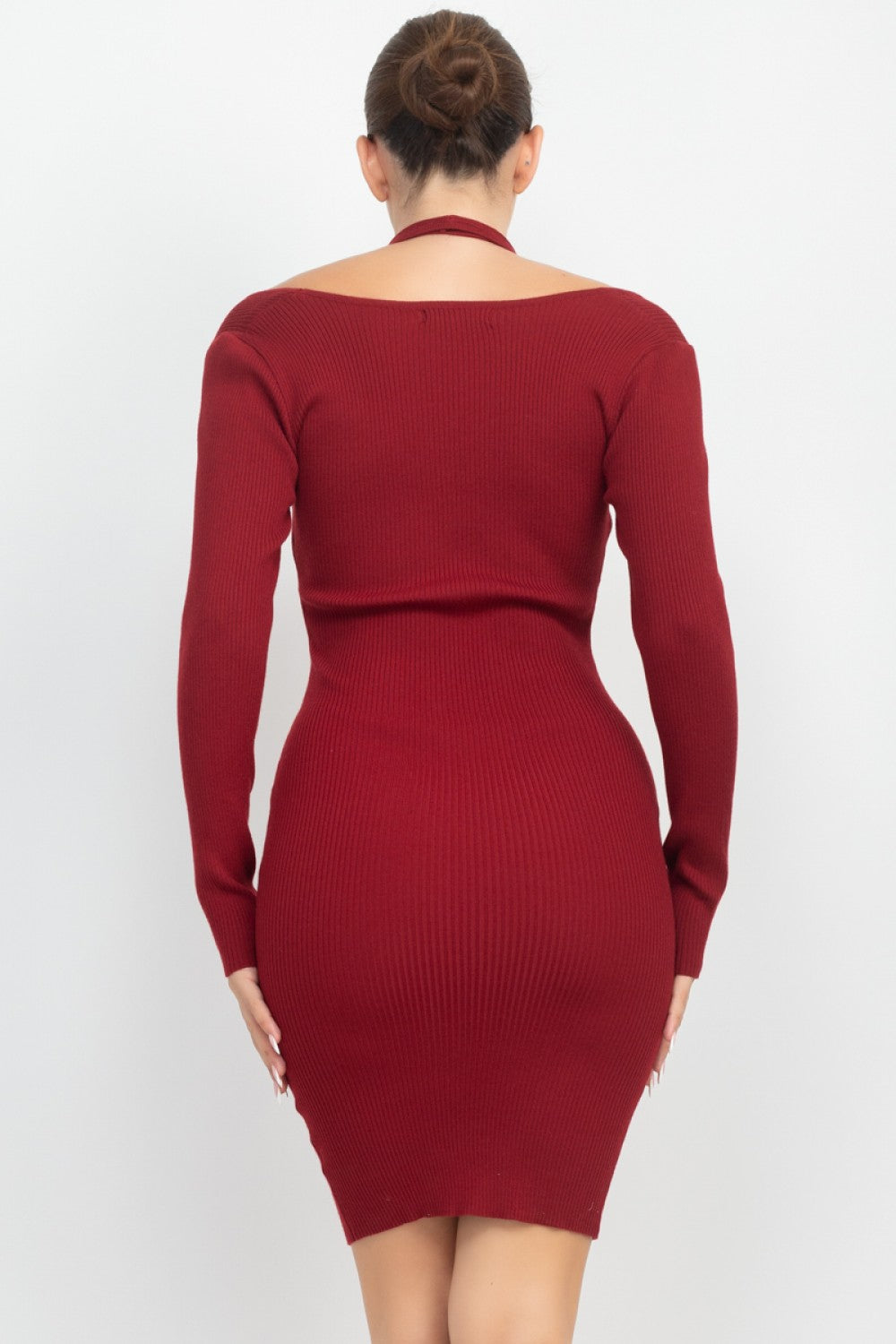 Cutout Sweater Dress (HMSW50406)
