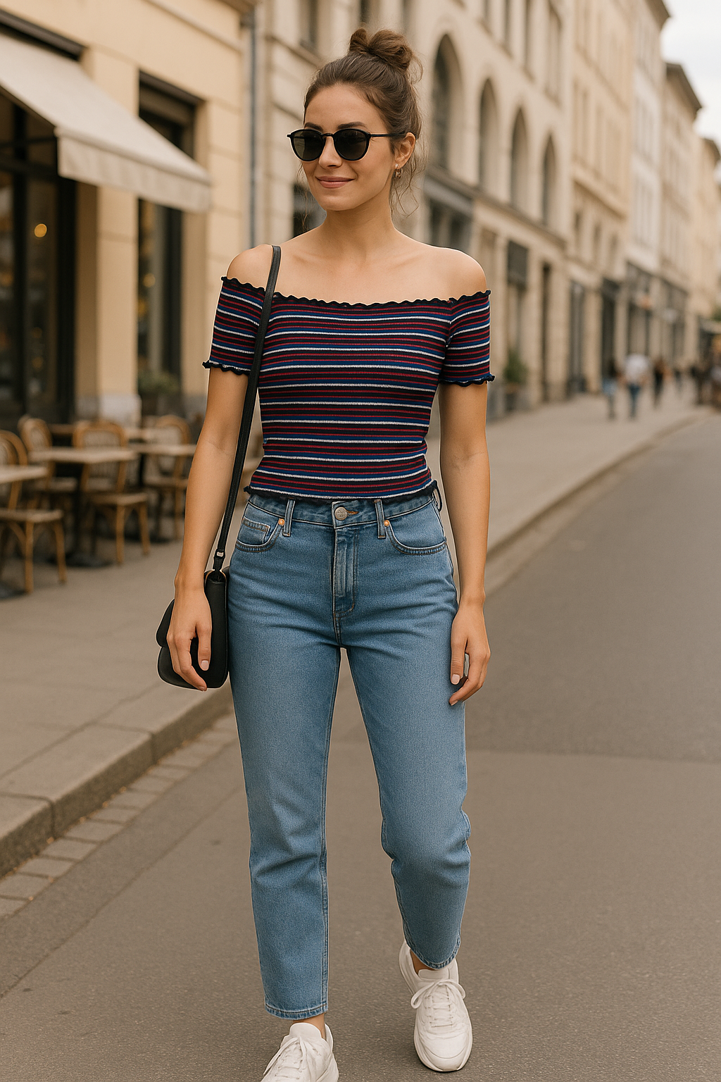 Retro Ruffle Top