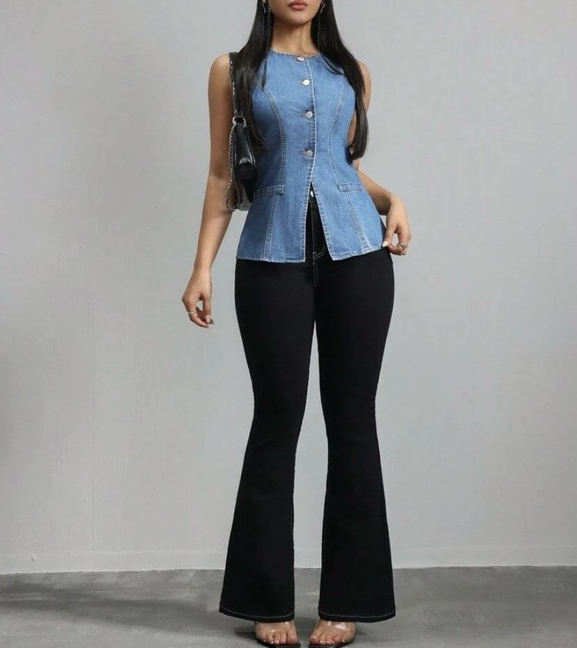 Curve Denim Vest